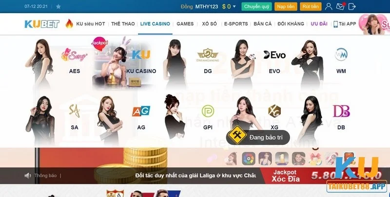 Download permainan Kubet pengalaman kasino dengan dealer seksi